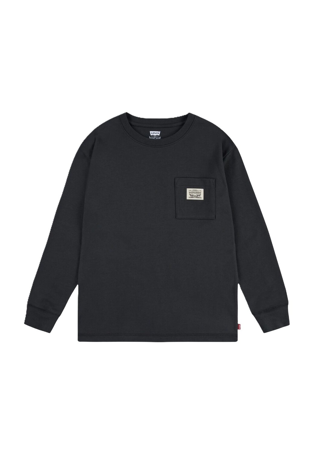 

Рубашка с длинным рукавом, нагрудным карманом, детская Levi's, цвет G4o Pirate Black