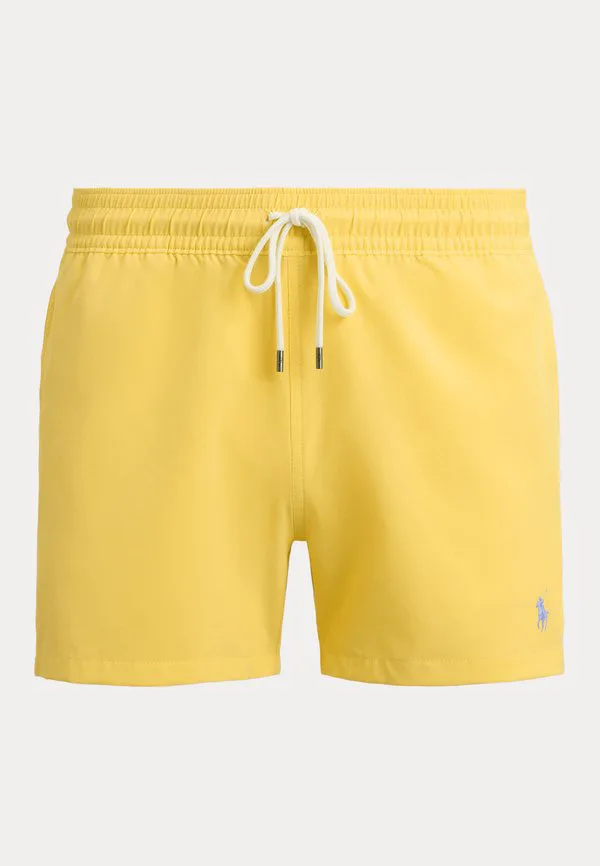 Плавки-Шорты для путешествий, облегающие, 4,5 дюйма. Polo Ralph Lauren, Corn Yellow — фото 4