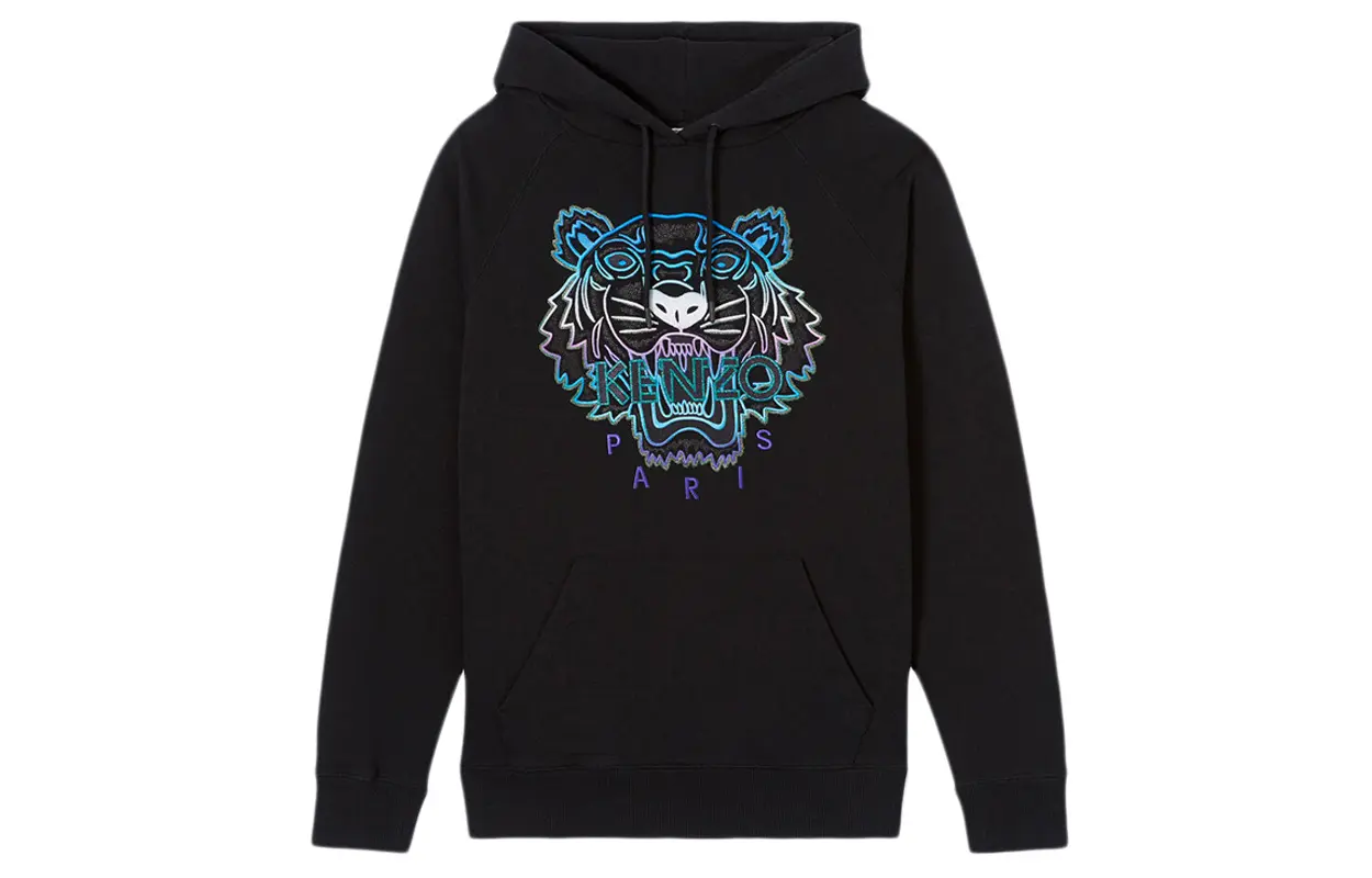

Толстовка женская Kenzo Paris, черный / фиолетовый