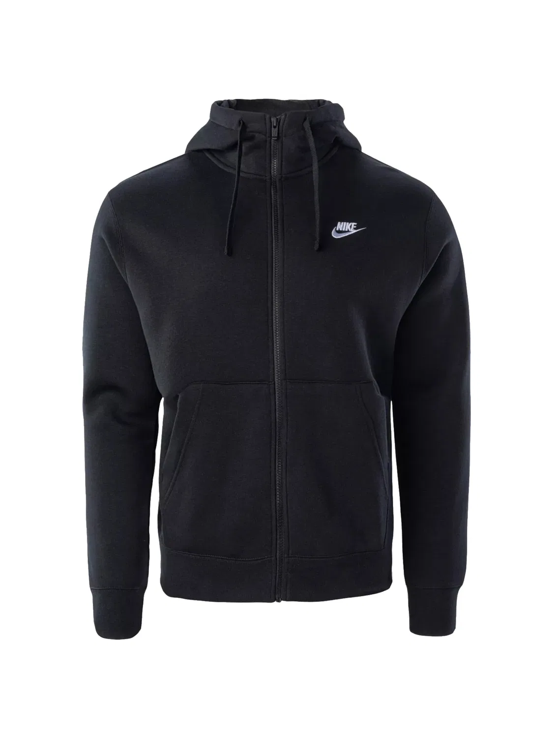 Толстовка на молнии с надписью 'NSW Club' Nike, Black