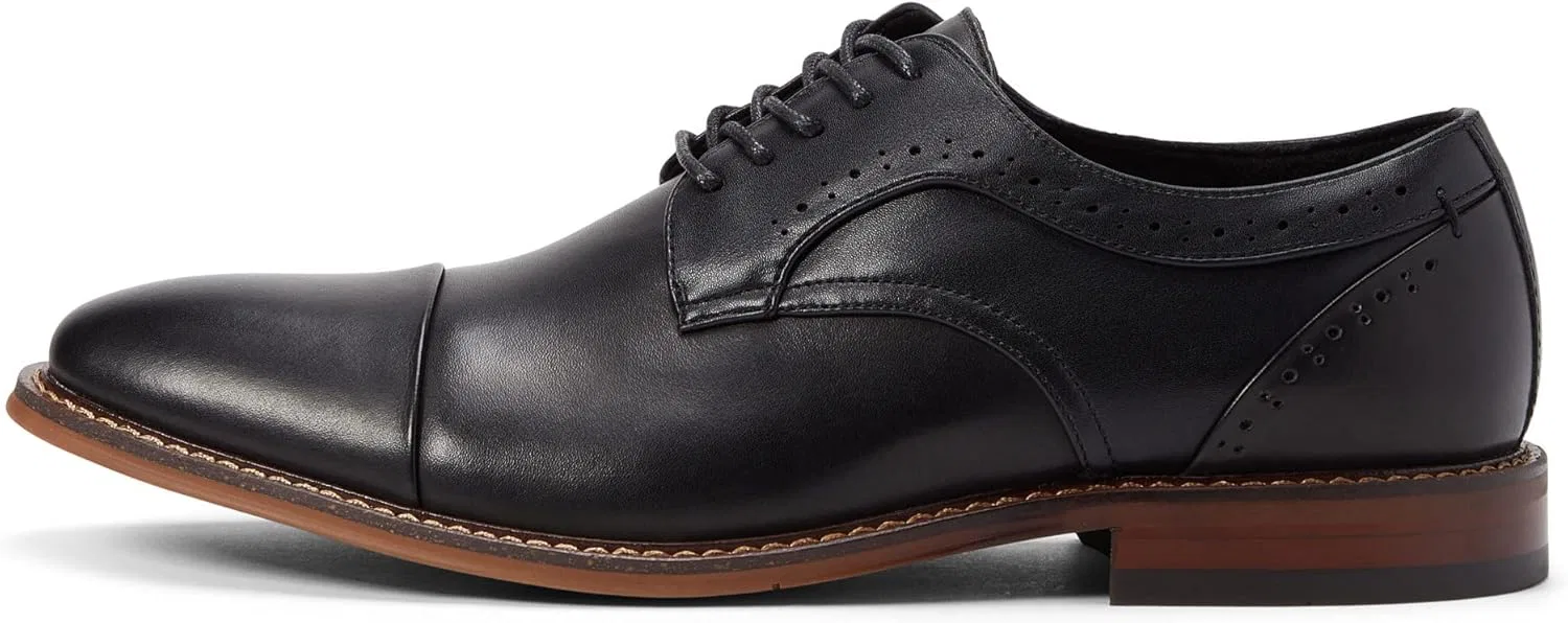 Мужские кепки-оксфорды Stacy Adams Maddox Oxford Toe Cap, Black