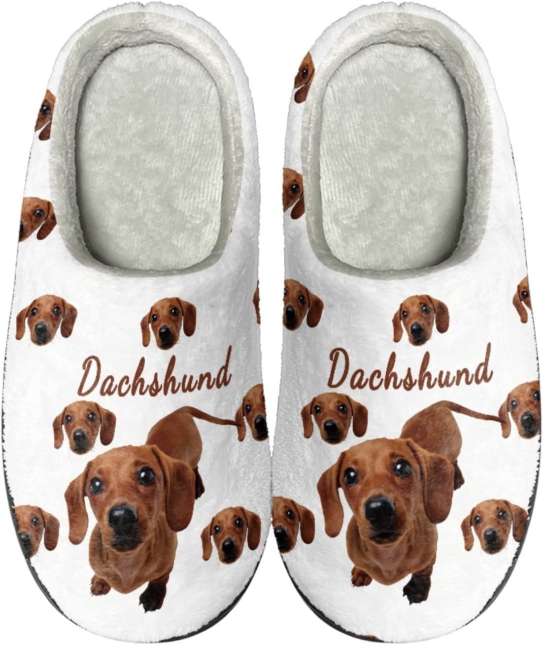 

Xoenoiee Мужские и женские теплые пушистые тапочки для спальни, домашние тапочки, противоскользящие зимние домашние тапочки, белый