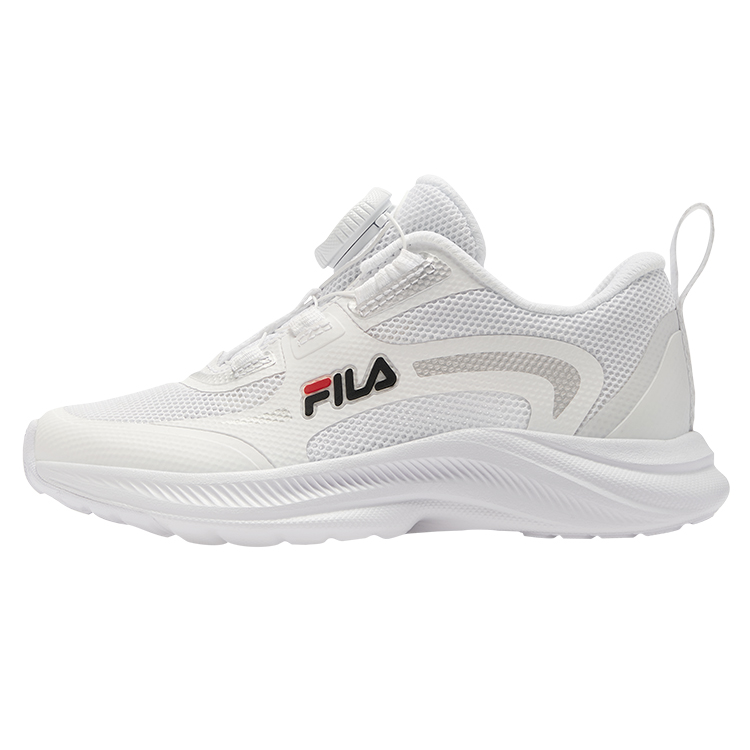 

FILA KIDS Легкие амортизирующие низкие детские кроссовки FILA White/Space Silver для детей 3-7 лет