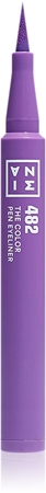 

Подводка для глаз в ручке 3INA The Color Pen Eyeliner Mini, 482 - Purple 0,6 ml