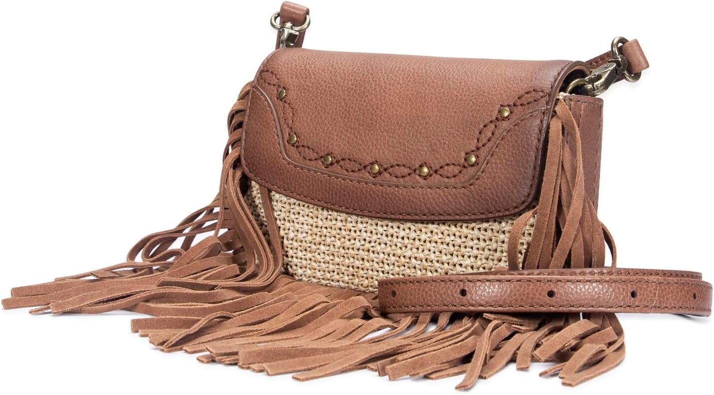 

Сумка Frye Ava Raffia Converible Belt Bag, коричневый