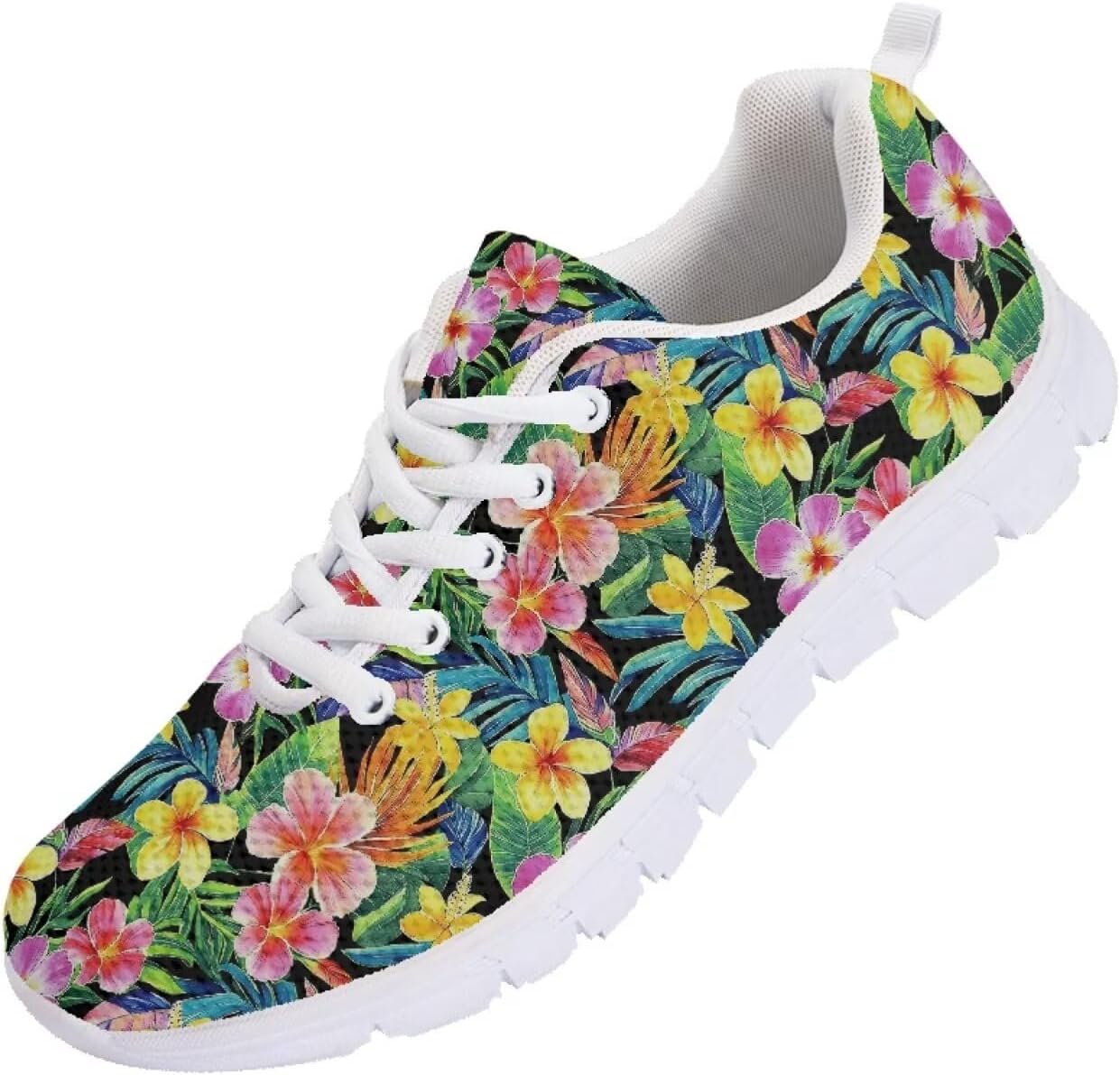 

Мужские кроссовки Funnydude Funny Print, легкие и дышащие, для бега, осенние повседневные туфли для путешествий, Tropical Floral