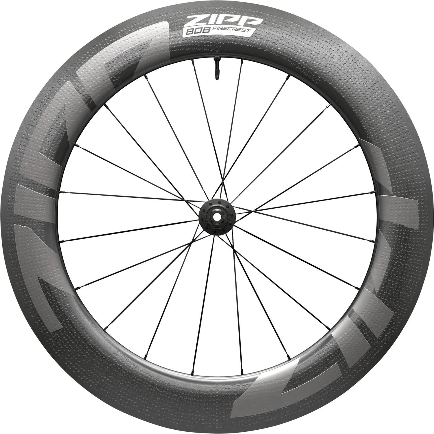 

Переднее колесо Firecrest 808 бескамерное Zipp, Matte Carbon