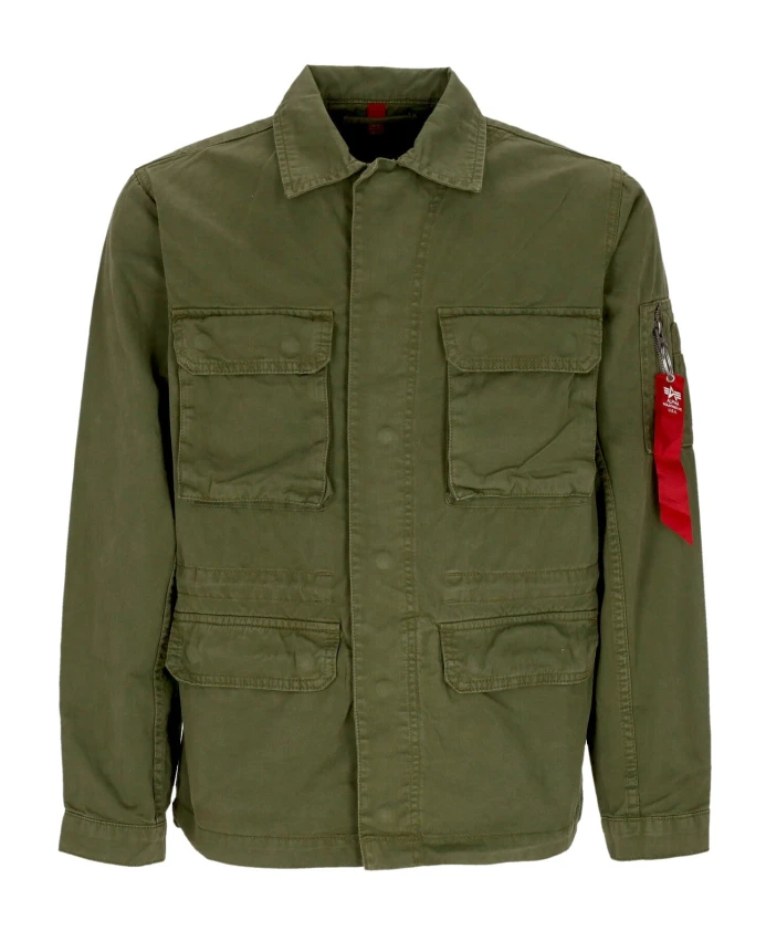 

Легкая рабочая куртка, темно-оливкового цвета. Alpha Industries, зеленый