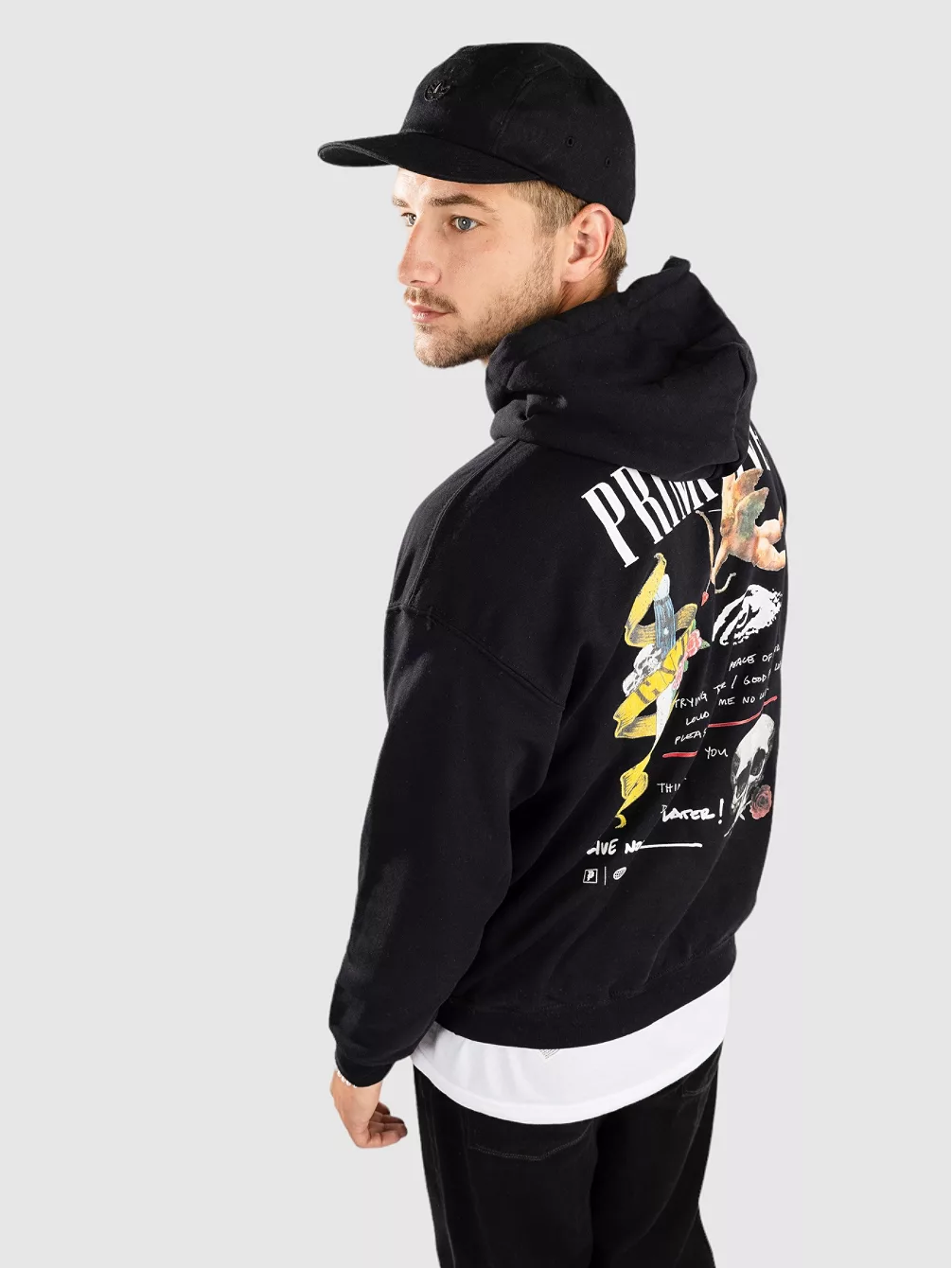

Не плачь худи Primitive, черный