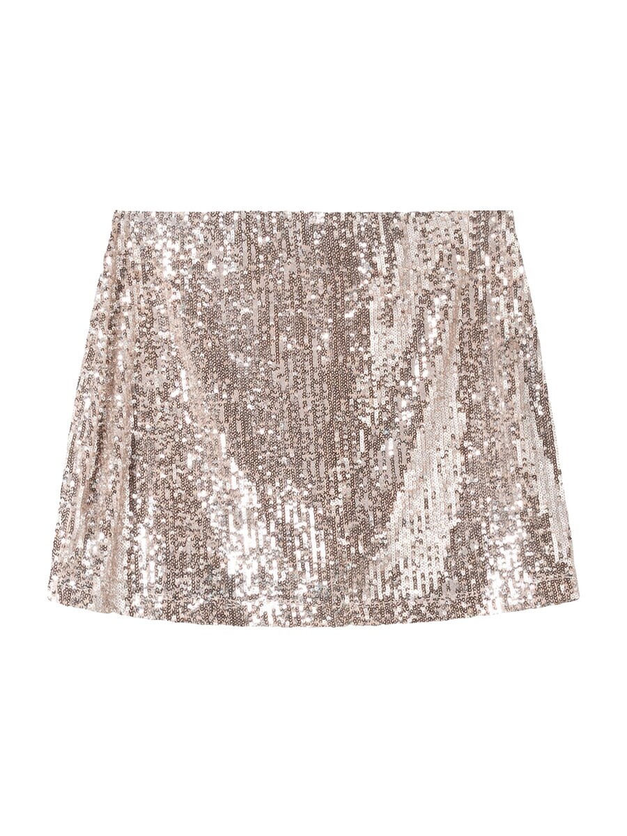 

Юбка мини Bershka Skirt, серебряный