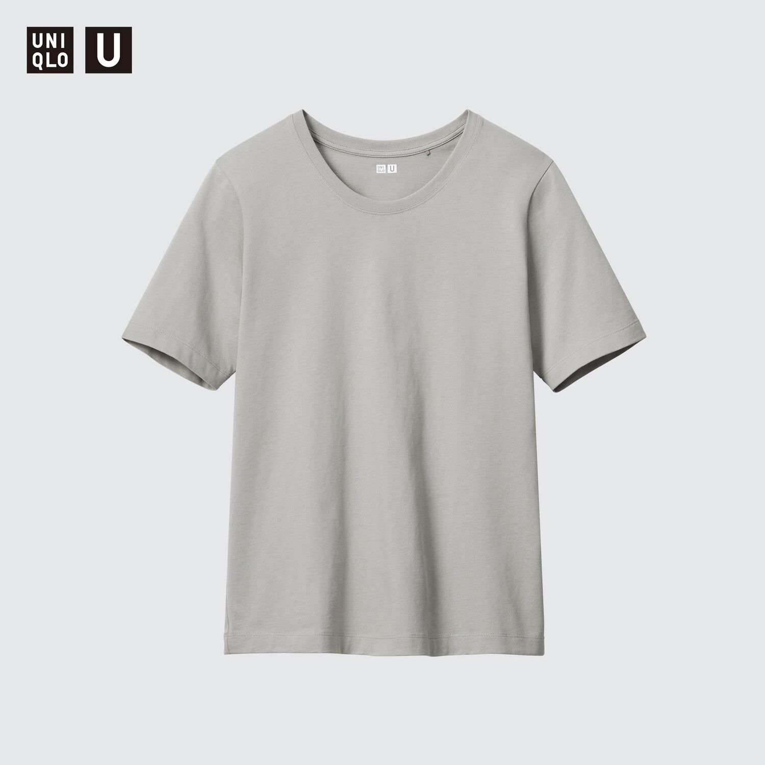 

Футболка Uniqlo Supima из хлопка, серый