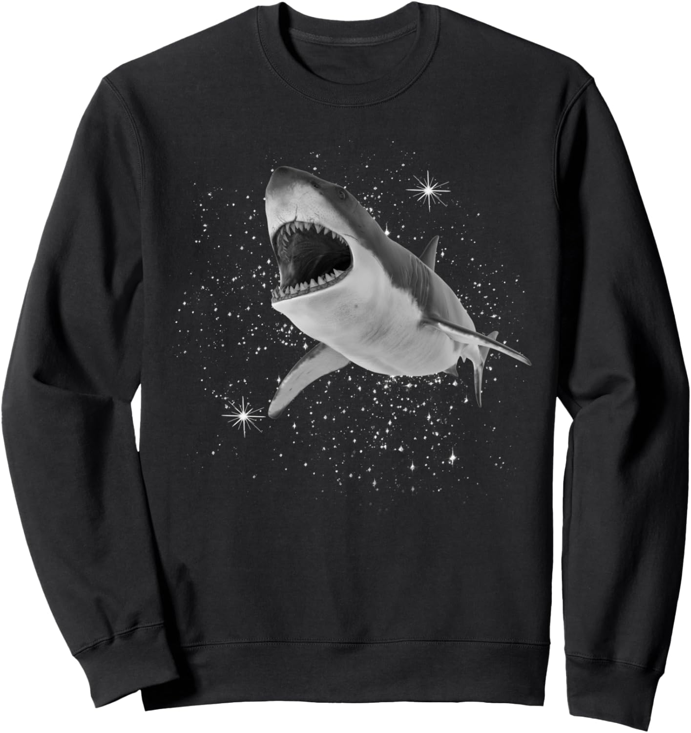 

Толстовка с изображением акулы и черно-белой звезды Random Galaxy, Черный, Толстовка с изображением акулы и черно-белой звезды Random Galaxy