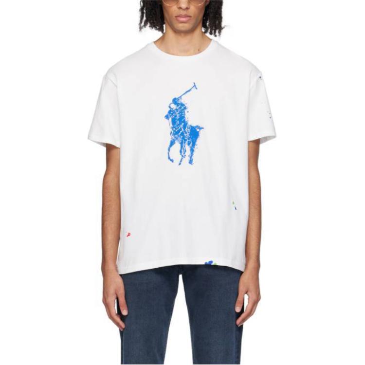

Polo Ralph Lauren Футболка мужская белая, Белый, Polo Ralph Lauren Футболка мужская белая
