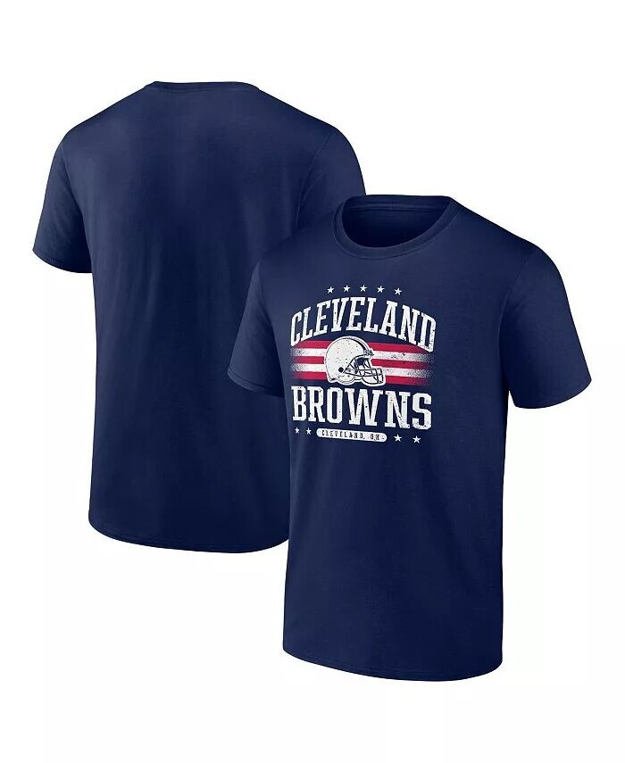 

Мужская темно-синяя футболка Cleveland Browns Americana Fanatics