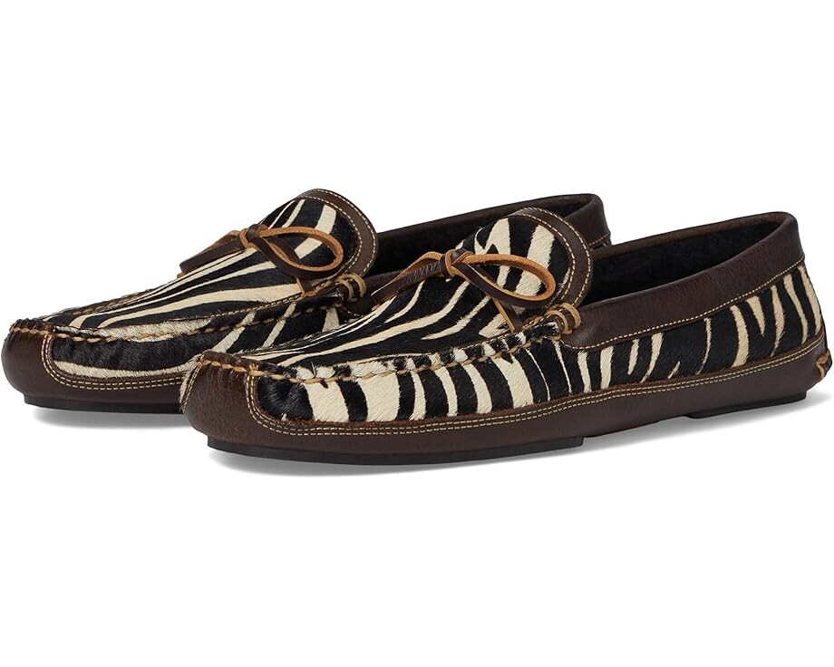 

Лоферы Martin Dingman Cozy Country Bow Tie, цвет Zebra