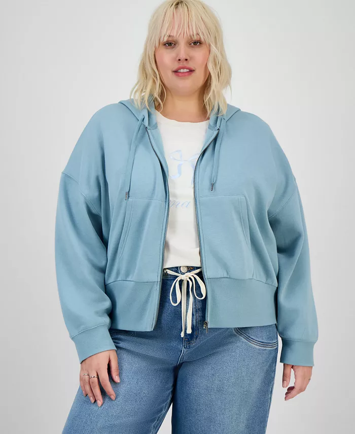 

Толстовка Trendy Plus с застежкой-молнией спереди Hippie Rose, черный