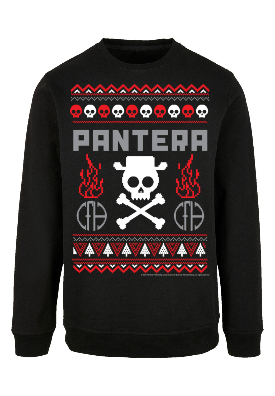 

Толстовка F4NT4STIC Pantera Weihnachten Christmas, черный