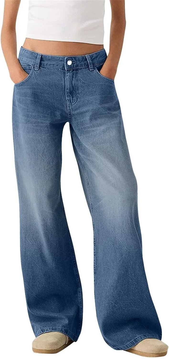 

Женские джинсы прямого кроя с эффектом контроля живота LCMTWX