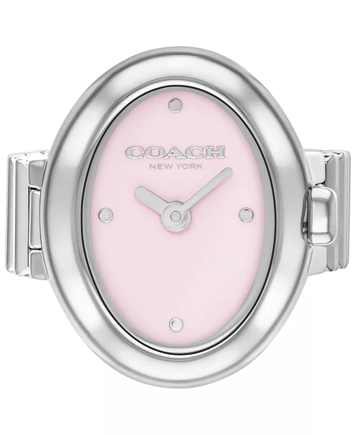 

Женские часы-кольцо Sammy Silver Tone из нержавеющей стали, 18 мм Coach