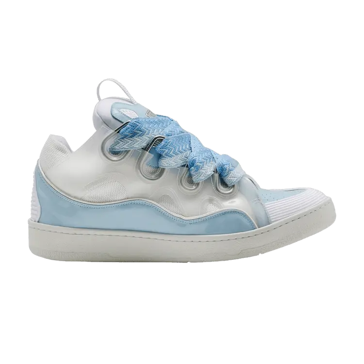 

Кроссовки Lanvin Curb Sneakers, White Light Blue