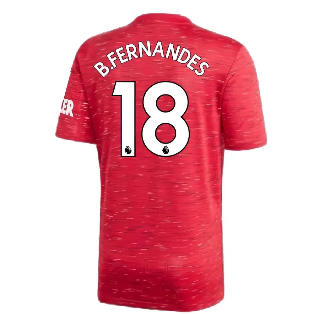 Футбольная футболка Manchester United Home Бруну Фернандеш Manchester United Fc, красный — фото 2