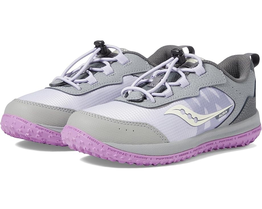 

Кроссовки Saucony Kids Aura KDZ, цвет Grey/Purple