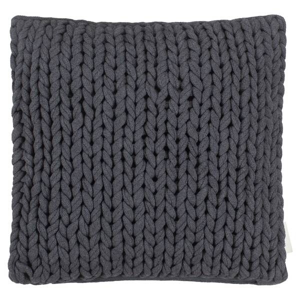 

Наволочка Tom Tailor Knit, 40 см, антрацитовый