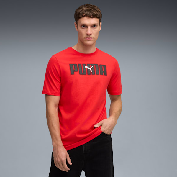 

Мужская футболка Puma Essentials Logo Lab, красный