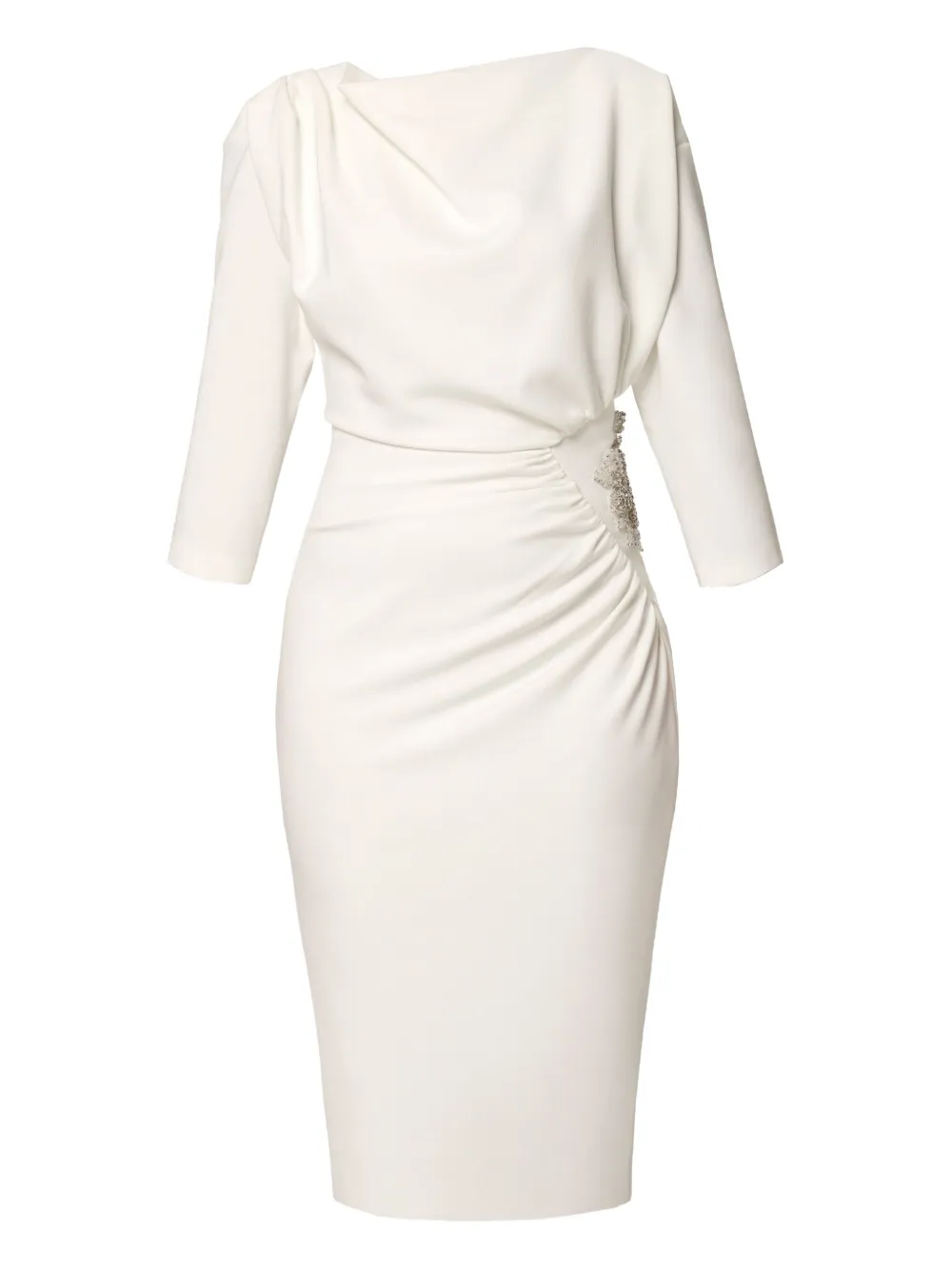 

Платье Hailey, украшенное кристаллами Amalin, белый