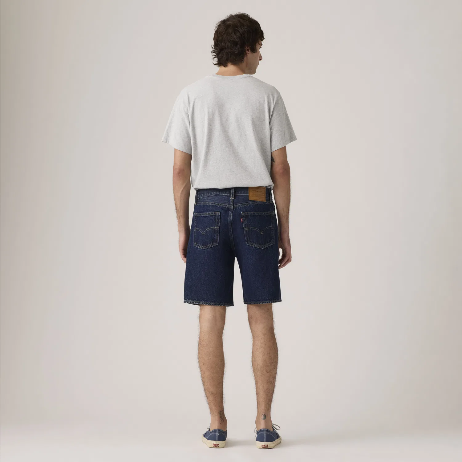 454 Свободные мужские шорты 10 дюймов Levi's, Dark Wash — фото 3