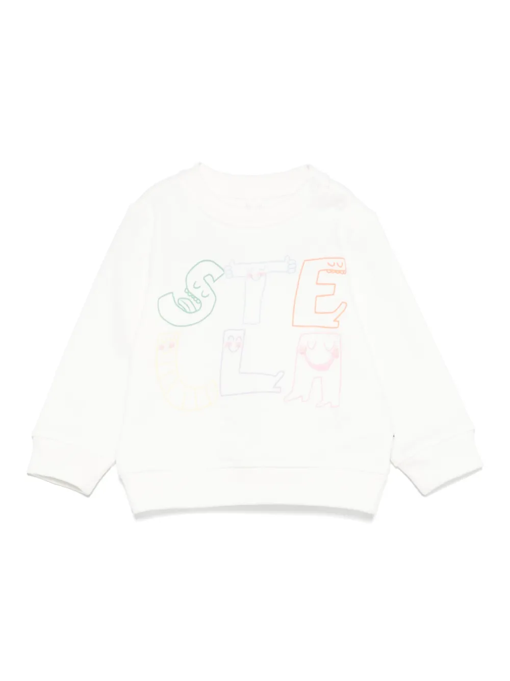 

Толстовка с логотипом Stella McCartney Kids, белый