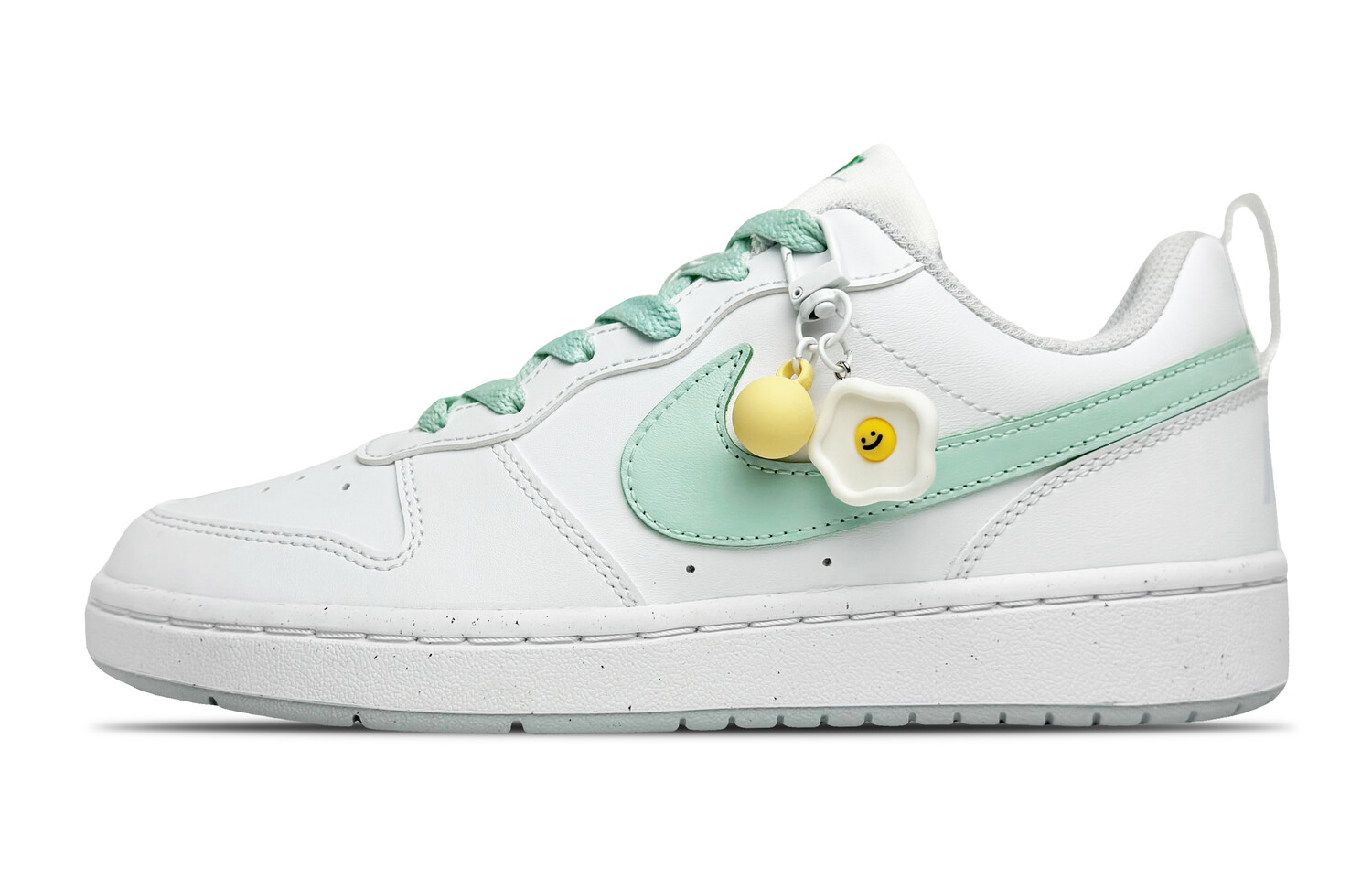 

Кроссовки Nike Court Borough Skateboarding Shoes Women's Low-top Green, белый