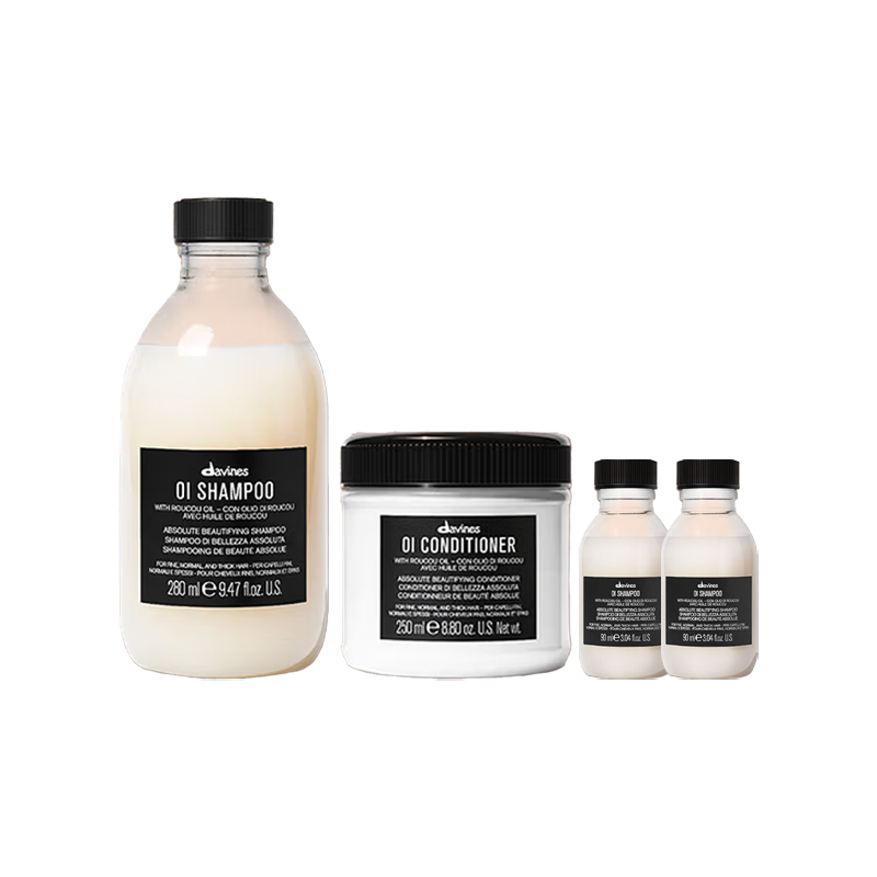 

DAWEINISI OAI OI набор шампунь и кондиционер увлажняющий очищающий разглаживающий шампунь 280мл + кондиционер для волос 250мл DAVINES, four-piece set a