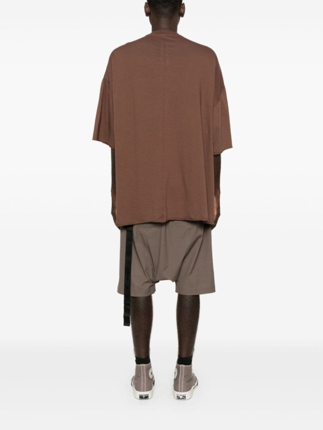 Rick Owens DRKSHDW футболка Tommy, коричневый — фото 4