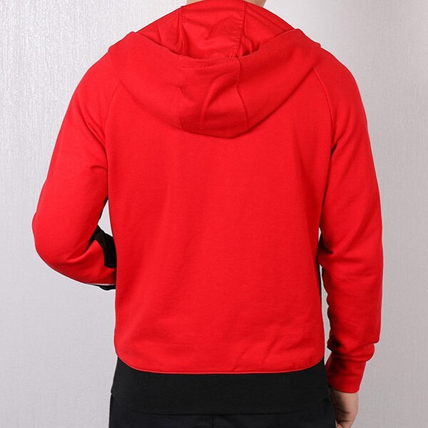 Толстовка Nike Men's Jacket Hooded Long Sleeve Color Block Casual Jacket, красный — фото 4
