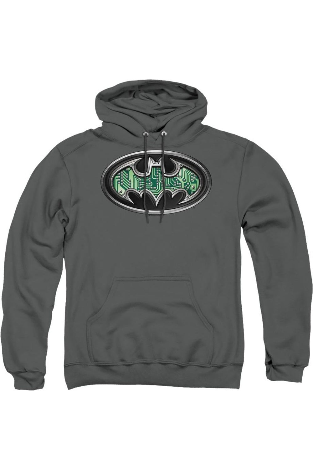 

Толстовка с капюшоном Batman Circuitry Shield для взрослых Gildan, цвет charcoal