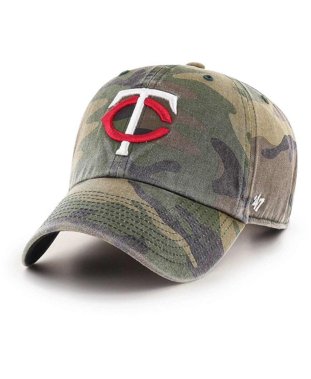 

Мужская регулируемая шапка с камуфляжным принтом Minnesota Twins '47 Clean Up '47 Brand