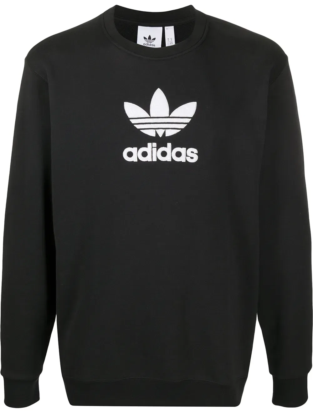 Премиальная толстовка с круглым вырезом Adidas, черный
