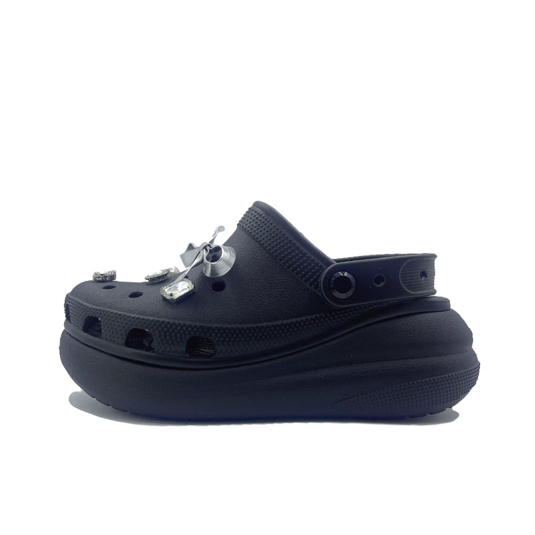 Crocs Сабо унисекс с застежкой-бабочкой, черные