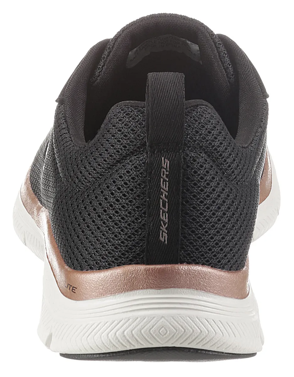 Кроссовки Skechers "FLEX APPEAL 4.0 BRILLINAT VIEW", с пеной с эффектом памяти с воздушным охлаждением, повседневная обувь, полуботинки, туфли на шнуровке, розовый — фото 2