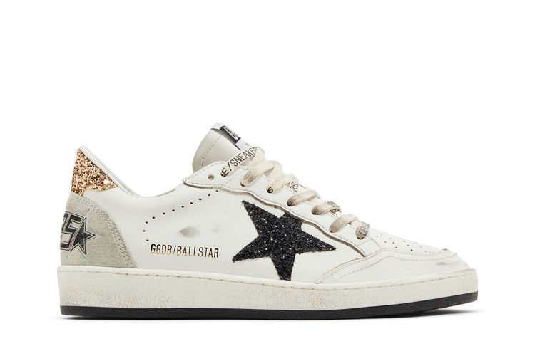 

Кроссовки Golden Goose Wmns Ballstar White Black Gold Ice, белый