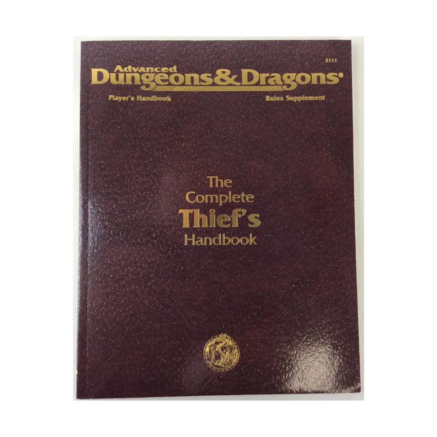 

Complete Thief's Handbook (10th Printing), Advanced Dungeons & Dragons (2nd Edition) - Player's Guides & Books, мягкая обложка