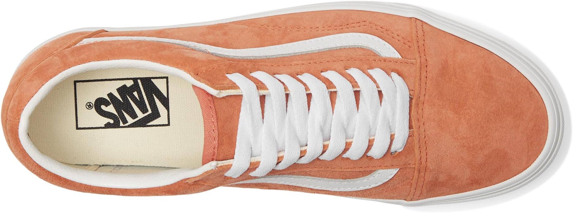 Кроссовки Unisex Vans Old Skool, Pig Suede Carnelian — фото 2