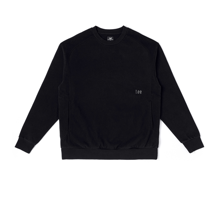 

Lee Футболка худи мужская черная FW24, Черный, Lee Футболка худи мужская черная FW24