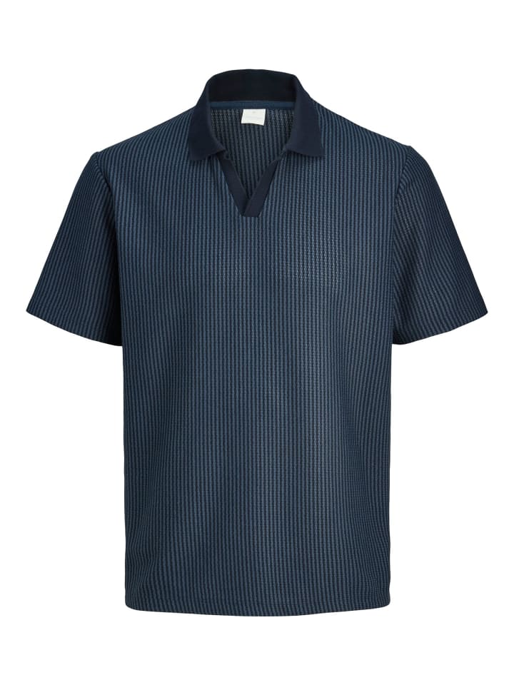 

Рубашка-поло Jack & Jones, темно-синий