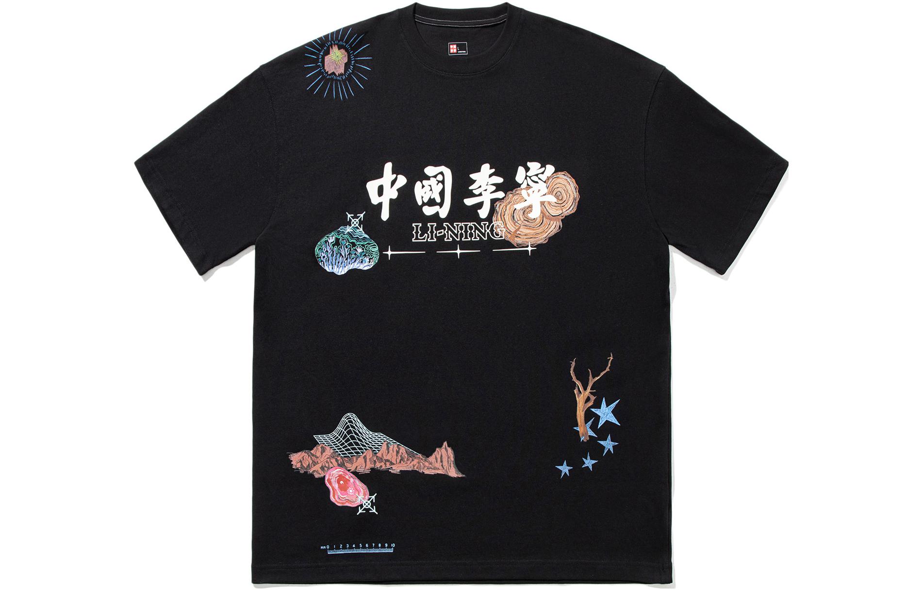 

LiNing Футболка мужская черная