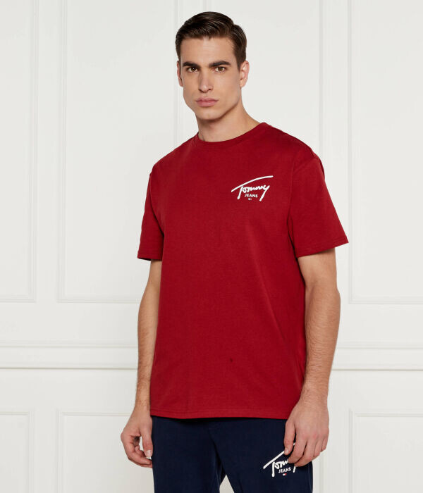 

Футболка Tommy Jeans Regular Fit, красный