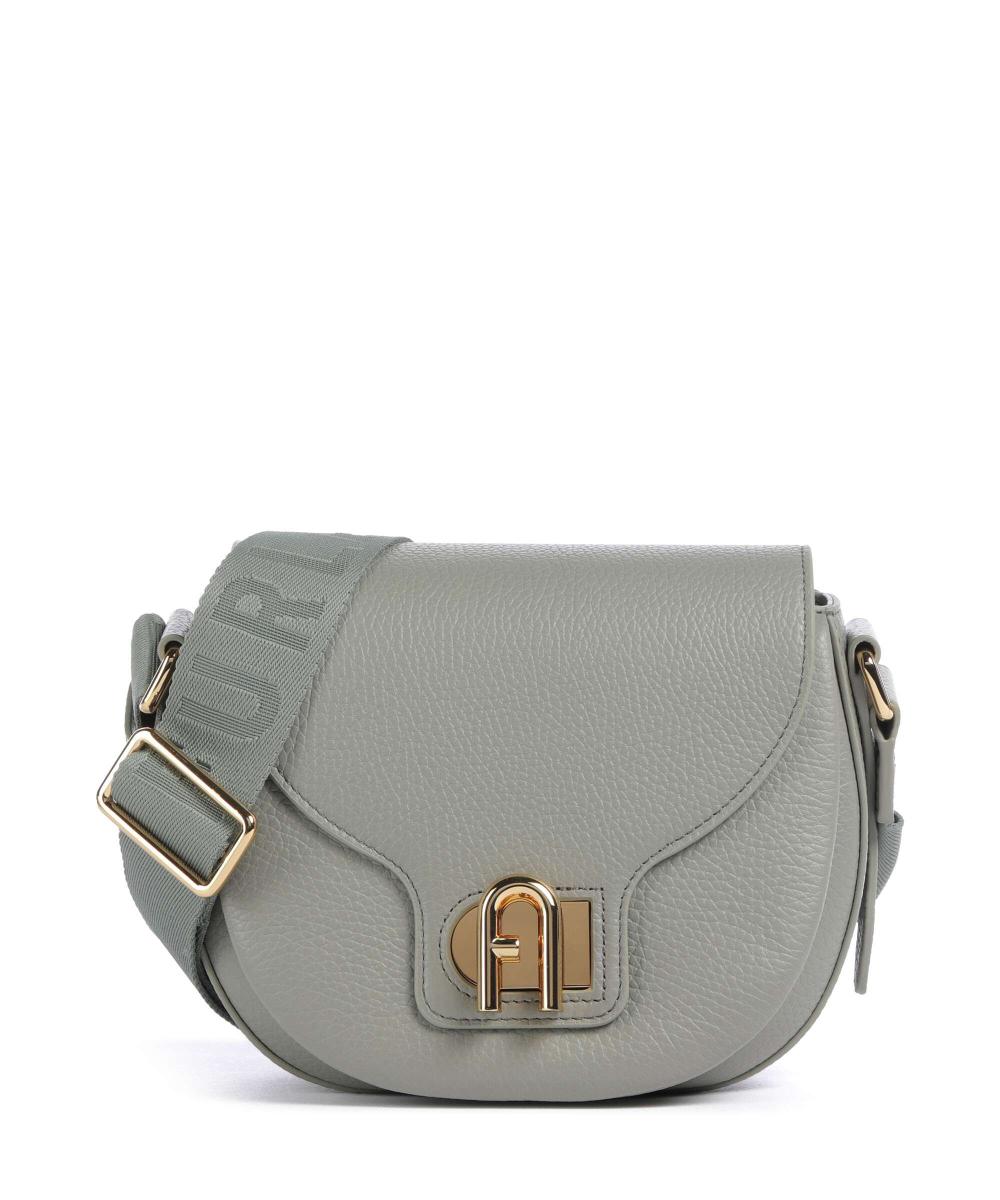 

Мини-Сумка Lotus из зернистой кожи Furla, зеленый