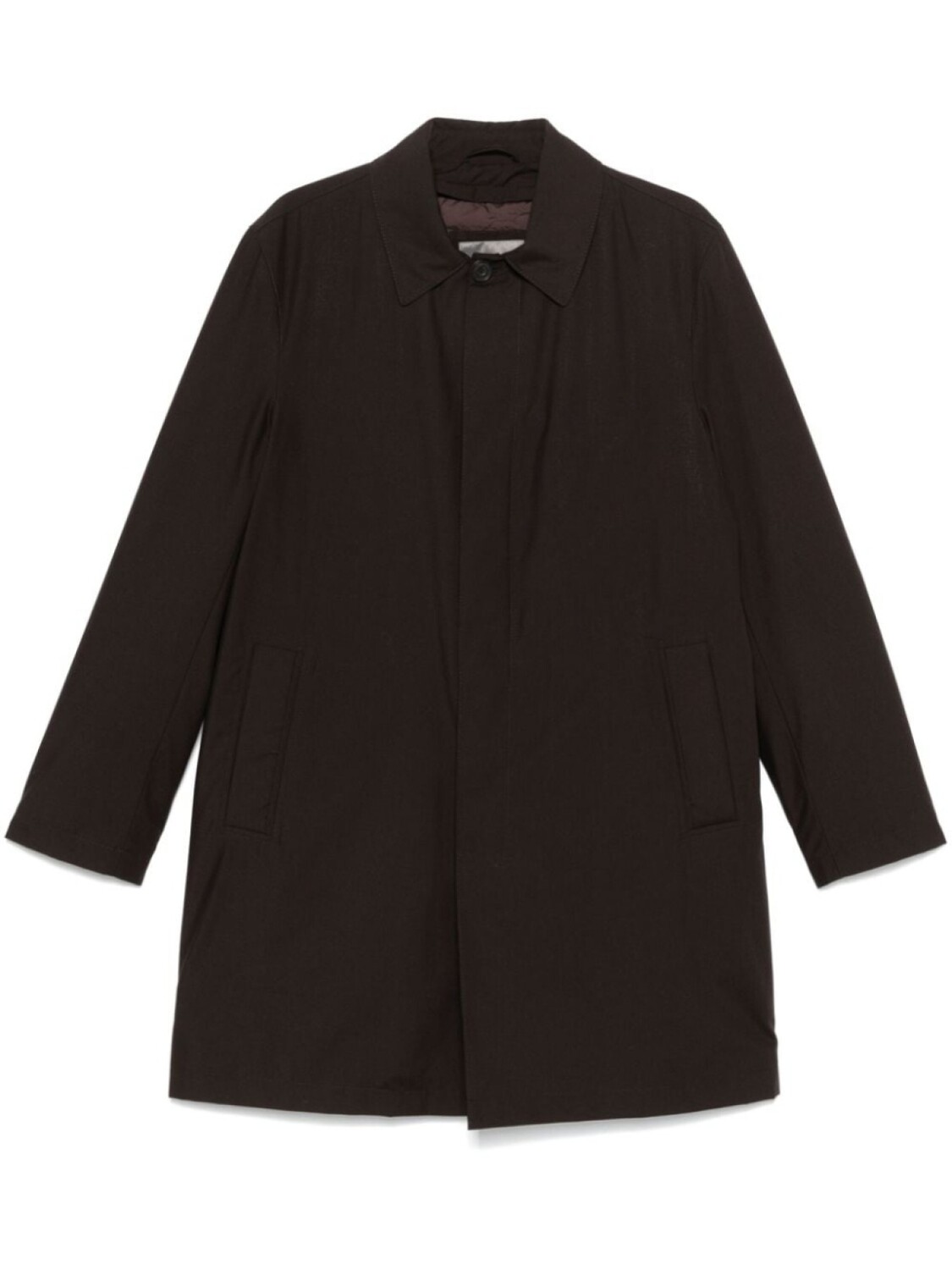 

Corneliani однобортное пальто, коричневый