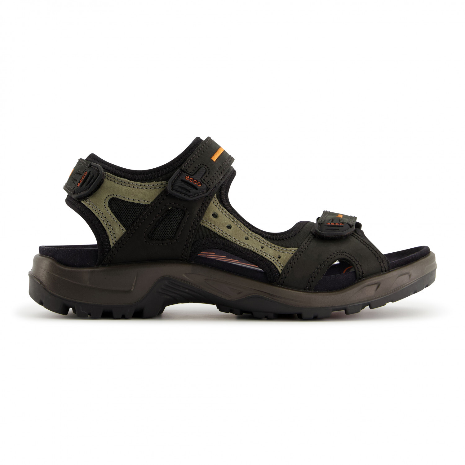 

Сандалии Ecco Offroad Yucatan Sandal, цвет Black/Mole/Black
